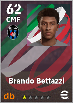 Brando Bettazzi — CMF, OVR 62, MAX 62