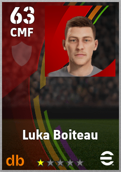 Luka Boiteau eFootball player card