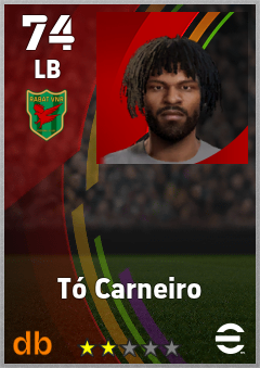 Tó Carneiro — LB, OVR 74, MAX 74