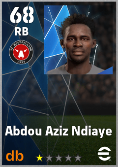 Abdou Aziz Ndiaye — RB, OVR 68, MAX 68