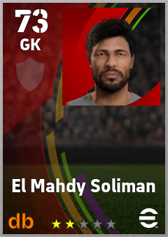 El Mahdy Soliman — GK, OVR 73, MAX 73