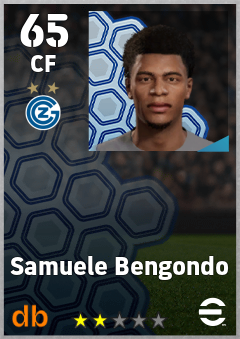 Samuele Bengondo — CF, OVR 65, MAX 65