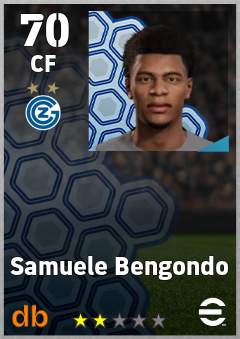 Samuele Bengondo eFootball player card
