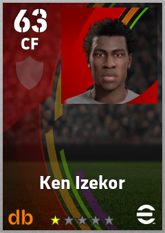 Ken Izekor eFootball player card