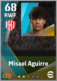 Misael Aguirre — RWF, OVR 68, MAX 68