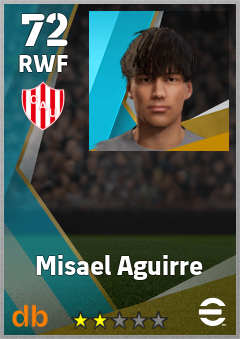 Misael Aguirre — RWF, OVR 72, MAX 72