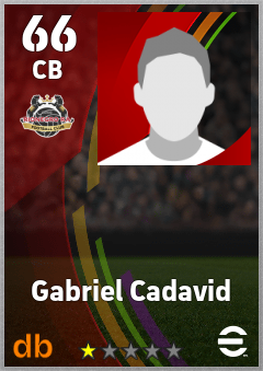 Gabriel Cadavid — CB, OVR 66, MAX 66