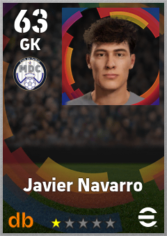 Javier Navarro eFootball player card