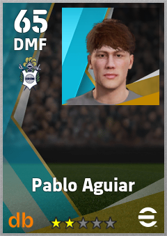 Pablo Aguiar — DMF, OVR 65, MAX 65