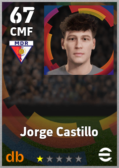 Jorge Castillo — CMF, OVR 67, MAX 67