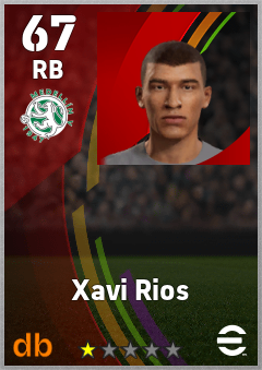 Xavi Rios — RB, OVR 67, MAX 67