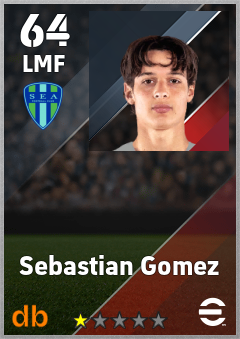 Sebastian Gomez — LMF, OVR 64, MAX 64