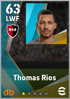 Thomas Rios — LWF, OVR 63, MAX 63