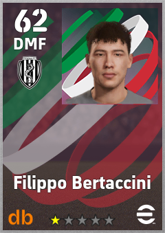 Filippo Bertaccini — DMF, OVR 62, MAX 62
