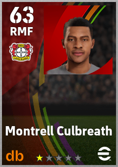 Montrell Culbreath eFootball player card