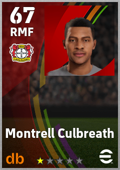 Montrell Culbreath — RMF, OVR 67, MAX 67