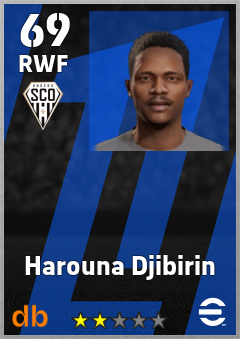 Harouna Djibirin — RWF, OVR 69, MAX 69