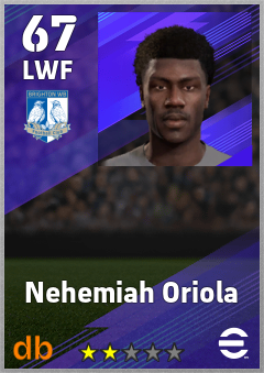 Nehemiah Oriola eFootball player card