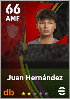 Juan Hernández eFootball player card