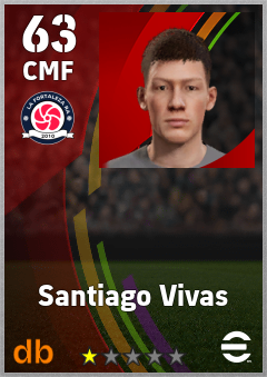 Santiago Vivas — CMF, OVR 63, MAX 63
