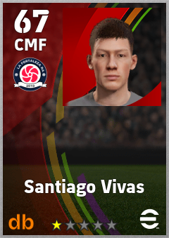 Santiago Vivas — CMF, OVR 67, MAX 67