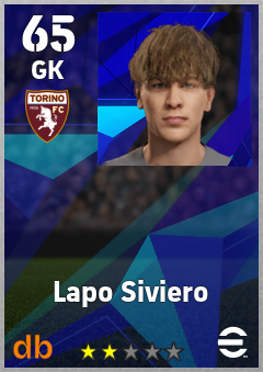 Lapo Siviero — GK, OVR 65, MAX 65