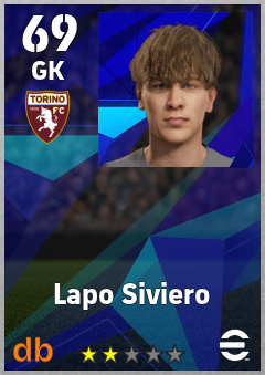 Lapo Siviero — GK, OVR 69, MAX 69