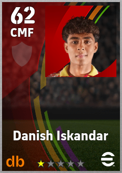 Danish Iskandar eFootball player card