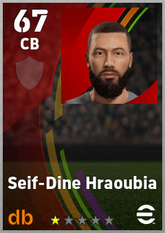 Seif-Dine Hraoubia eFootball player card