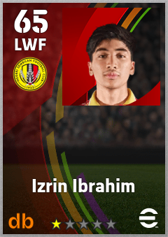 Izrin Ibrahim eFootball player card