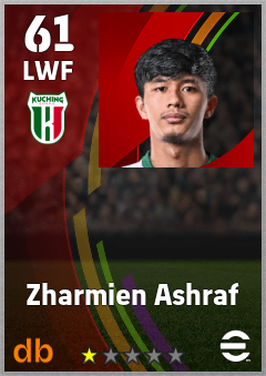 Zharmien Ashraf — LWF, OVR 61, MAX 61