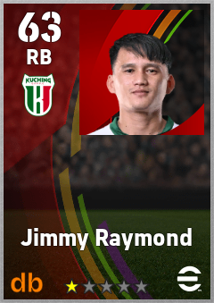 Jimmy Raymond — RB, OVR 63, MAX 63
