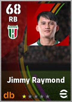 Jimmy Raymond — RB, OVR 68, MAX 68