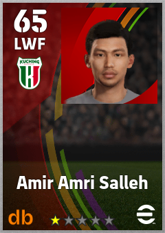 Amir Amri Salleh — LWF, OVR 65, MAX 65