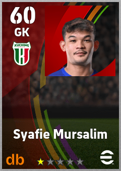 Syafie Mursalim — GK, OVR 60, MAX 60
