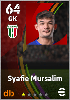 Syafie Mursalim — GK, OVR 64, MAX 64
