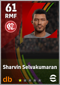 Sharvin Selvakumaran — RMF, OVR 61, MAX 61