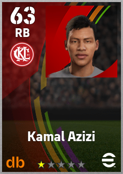 Kamal Azizi — RB, OVR 63, MAX 63