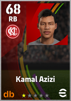 Kamal Azizi — RB, OVR 68, MAX 68