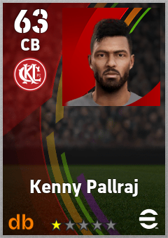 Kenny Pallraj — CB, OVR 63, MAX 63