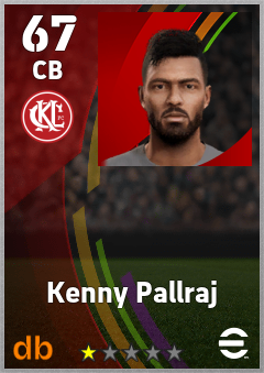 Kenny Pallraj — CB, OVR 67, MAX 67