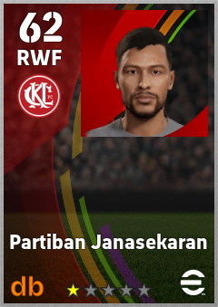 Partiban Janasekaran — RWF, OVR 62, MAX 62