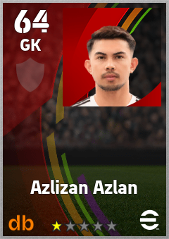 Azlizan Azlan — GK, OVR 64, MAX 64
