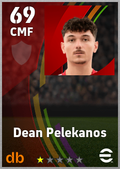 Dean Pelekanos — CMF, OVR 69, MAX 69