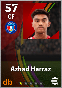 Azhad Harraz — CF, OVR 57, MAX 57