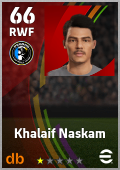 Khalaif Naskam — RWF, OVR 66, MAX 66