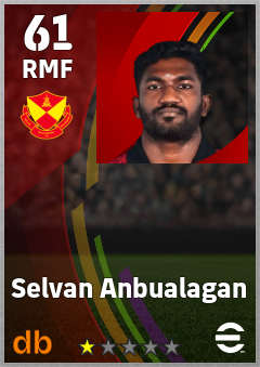 Selvan Anbualagan eFootball player card