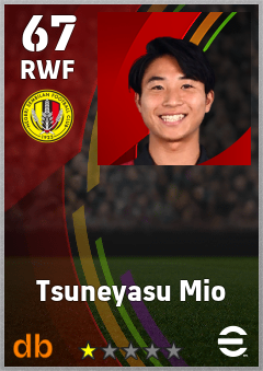 Tsuneyasu Mio eFootball player card