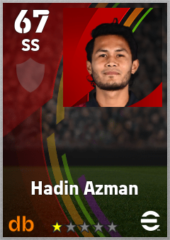 Hadin Azman eFootball player card