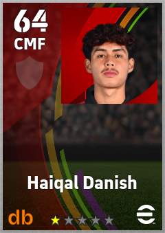 Haiqal Danish — CMF, OVR 64, MAX 64